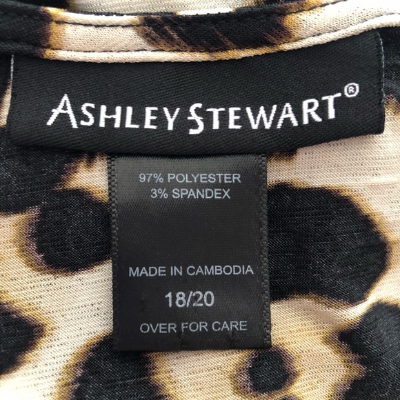 55. Ashley Stewart•Front Knot Animal Print Dress•Size 18/20 - Picture 4 of 4